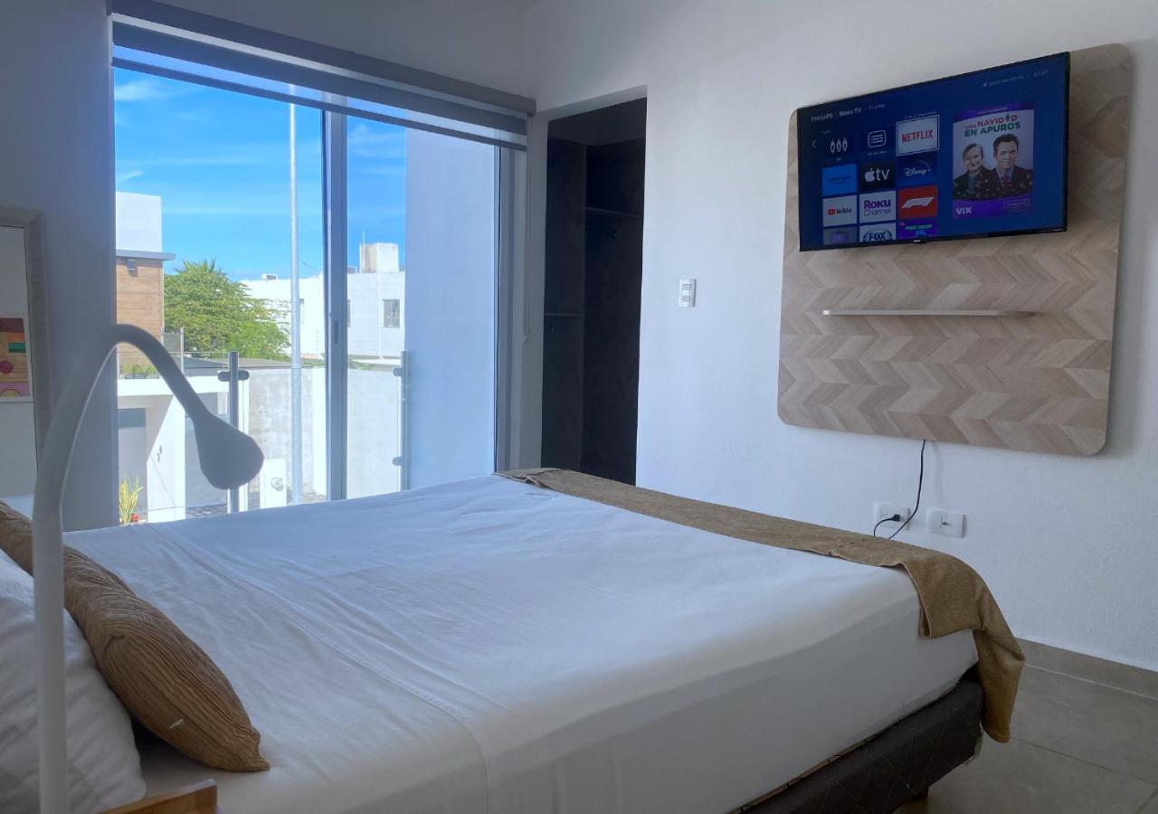 Casa Familiar En Condominio Privado Cerca De Playa Канкун Екстериор снимка
